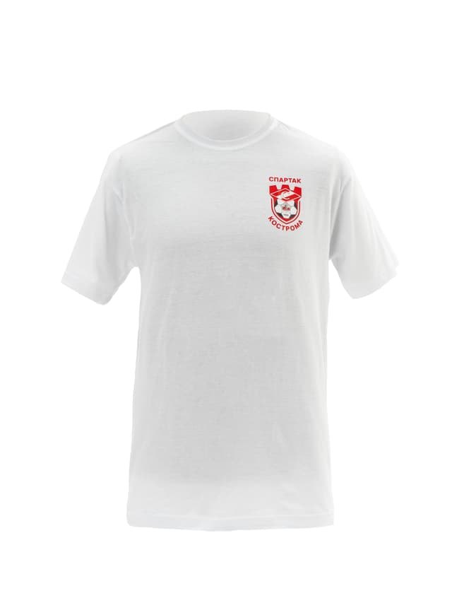 Футболка с эмблемой белая