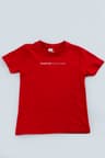 Футболка детская с принтом красная