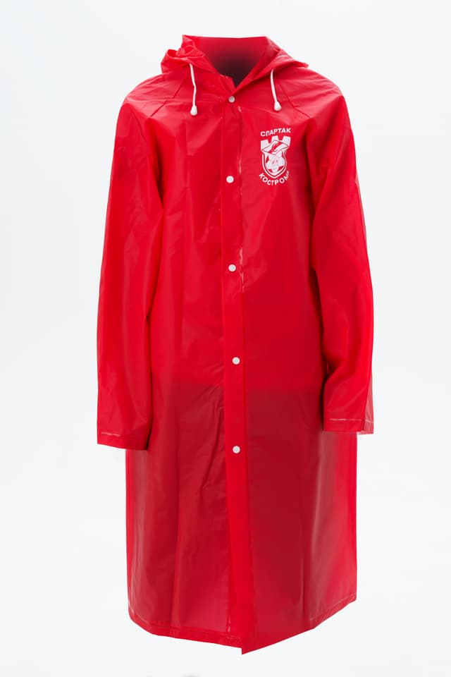 Дождевик красный